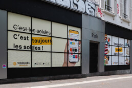 OOH Ads Paris Premium Ad Campaign Street marketing WOOLSOCKS x Surface Media