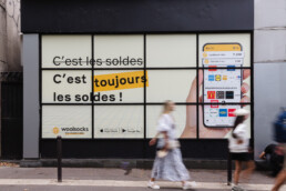 OOH Paris Premium Ad Campaign Street marketing WOOLSOCKS x Surface Media