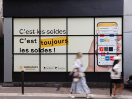 OOH Paris Premium Ad Campaign Street marketing WOOLSOCKS x Surface Media