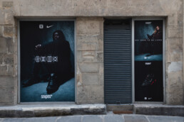 OOH Paris Advertising Nike Snipes x Surface media