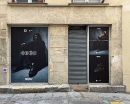 OOH Paris Advertising Nike Snipes x Surface media