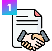 Contrat entre agence iommobilières et agence media pour publicité vitrines Paris et grandes villes